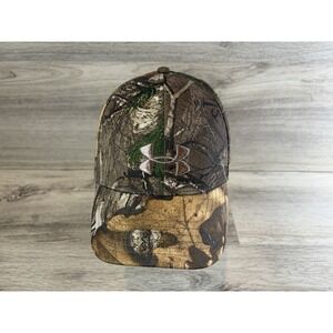 Under Armour Women's Camouflage Green Brown Hat Cap Snapback Hunting Outdoors